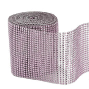 4.5" x 10 yards Diamond Bling Trim Roll of Ribbon DIA_GINA_PINK