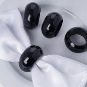 4 Acrylic Napkin Rings Set Wedding Dinner Party Gift