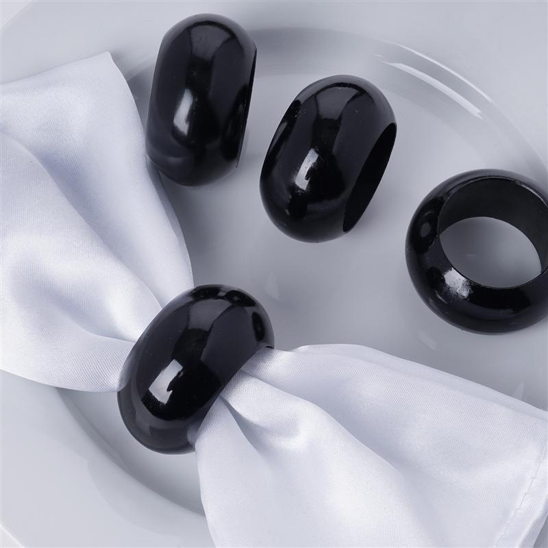 4 Acrylic Napkin Rings Set Wedding Dinner Party Gift