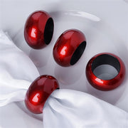 4 Acrylic Napkin Rings Set Wedding Dinner Party Gift