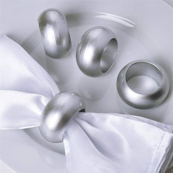 4 Acrylic Napkin Rings Set Wedding Dinner Party Gift