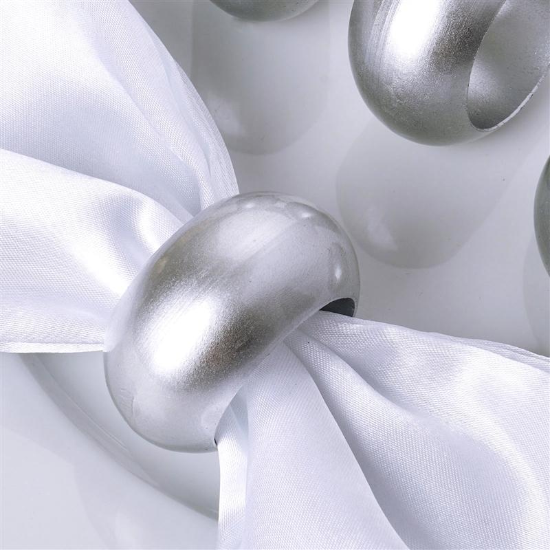 4 Acrylic Napkin Rings Set Wedding Dinner Party Gift