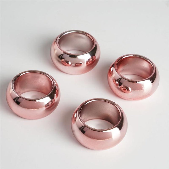 4 Acrylic Napkin Rings Set Wedding Dinner Party Gift NAP_RING_046