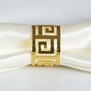 4 Aluminum Napkin Rings Set Wedding Dinner Party Gift