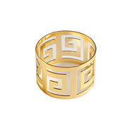 4 Aluminum Napkin Rings Set Wedding Dinner Party Gift