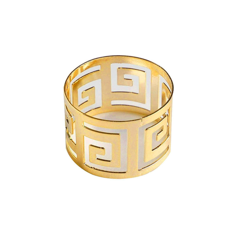 4 Aluminum Napkin Rings Set Wedding Dinner Party Gift