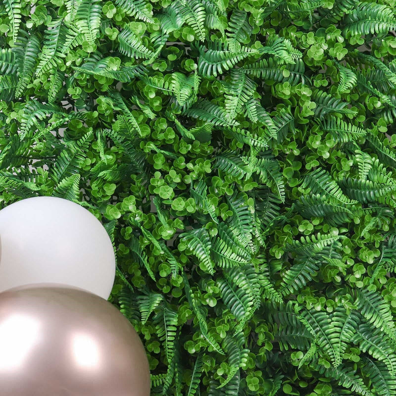 4 Assorted Artificial Foliage UV Protected Wall Backdrop Panels - Green ARTI_5062_GRN_27