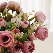 4 Bouquets 12" Silk Mini Ranunculus Artificial Flowers