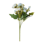 4 Bouquets 12" Silk Mini Ranunculus Artificial Flowers