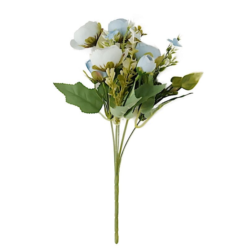 4 Bouquets 12" Silk Mini Ranunculus Artificial Flowers