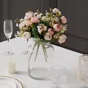 4 Bouquets 12" Silk Mini Ranunculus Artificial Flowers