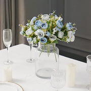 4 Bouquets 12" Silk Mini Ranunculus Artificial Flowers