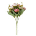 4 Bouquets 12" Silk Mini Ranunculus Artificial Flowers ARTI_BOUQ_PEO13_PINK