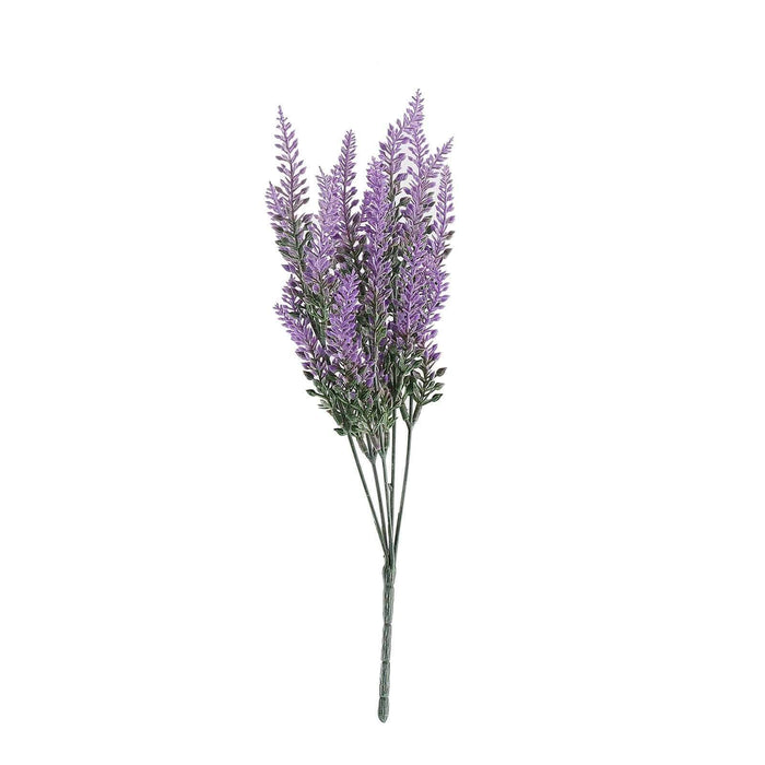 4 Bushes 14" tall Faux Lavender Flowers Stems Bouquets ARTI_LAV01