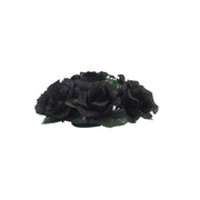 4 Candle Rings with Silk Roses Centerpieces
