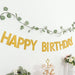 4 ft Glittered Happy Birthday Paper Hanging Garland - Gold PAP_GRLD_009_BDAY_GD
