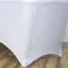 4 ft Fitted Spandex Tablecloth 48" x 30" x 30" - Ivory TAB_REC_SPX4FT_IVR