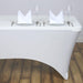 4 ft Fitted Spandex Tablecloth 48" x 30" x 30" - Ivory TAB_REC_SPX4FT_IVR