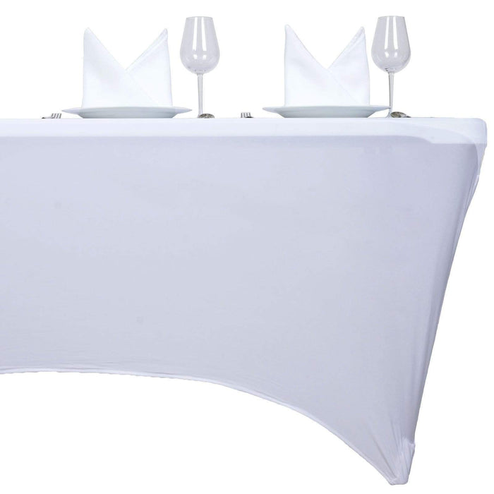 4 ft Rectangular Fitted Spandex Tablecloth