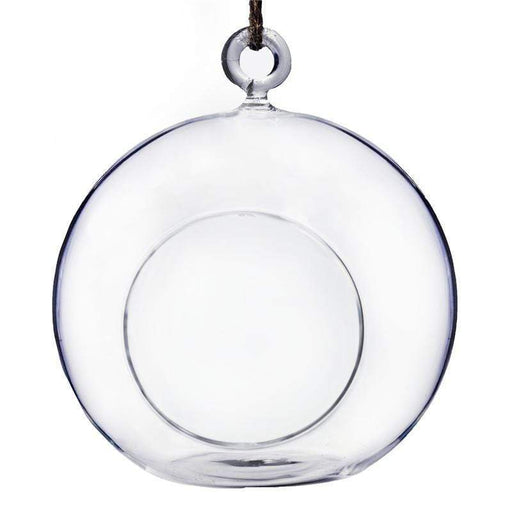 4 Glass Floating Terrariums Wedding Party Centerpieces - Globe GLAS_RND04_CLR