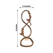 4" Metal Infinity Sign Love Forever Bottle Opener Gift Set - Gold FAV_GF_OPN_LOVE01_GOLD
