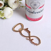 4" Metal Infinity Sign Love Forever Bottle Opener Gift Set - Gold FAV_GF_OPN_LOVE01_GOLD