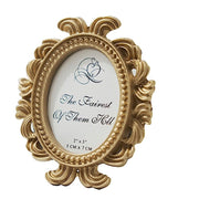 4 Mini 4" Baroque Oval Picture Frames Wedding Favors - Gold FAV_FRM_003_GOLD