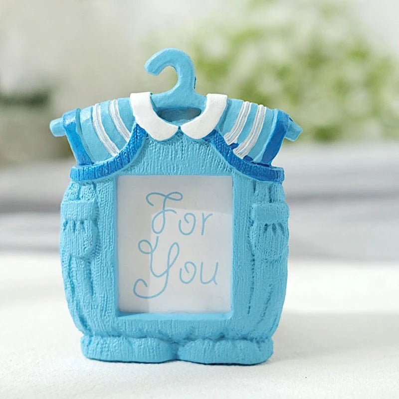 4 Mini 4" Picture Frames Newborn Clothes Baby Shower Party Favors