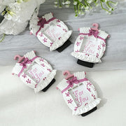 4 Mini 4" Picture Frames Newborn Clothes Baby Shower Party Favors