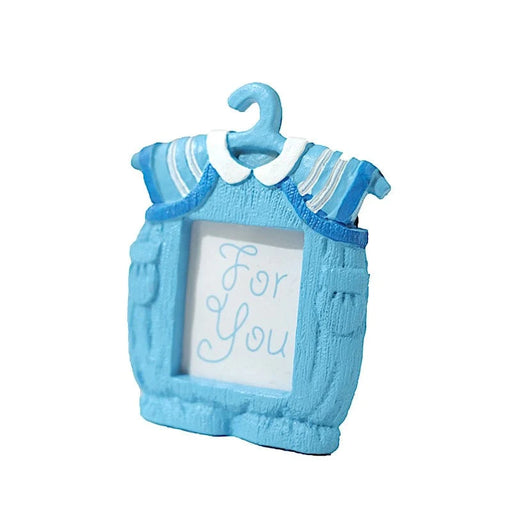 4 Mini 4" Picture Frames Newborn Clothes Baby Shower Party Favors FAV_FRM_B002_BLUE