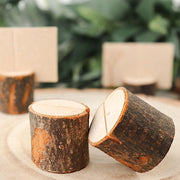 4 Natural Wooden Wedding Placecards and Holders CARD_WOOD02_NAT