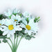 4 pcs 11" tall Faux Silk Daisy Flowers Bushes