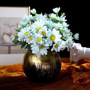 4 pcs 11" tall Faux Silk Daisy Flowers Bushes