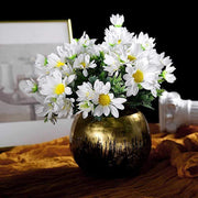 4 pcs 11" tall Faux Silk Daisy Flowers Bushes