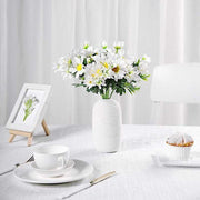 4 pcs 11" tall Faux Silk Daisy Flowers Bushes