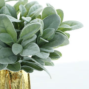 4 pcs 12" Artificial Faux Lambs Ear Leaves Sprays Stems - Frosted Green ARTI_FERN_005_12_GRN