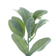 4 pcs 12" Artificial Faux Lambs Ear Leaves Sprays Stems - Frosted Green ARTI_FERN_005_12_GRN