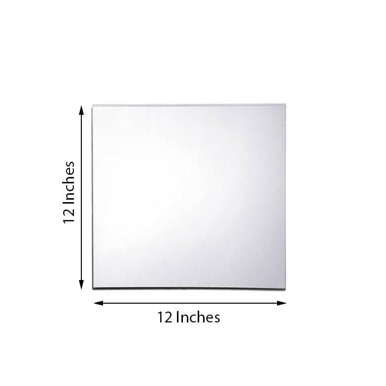 4 pcs 12" Square Mirrors Centerpieces MIRR_12_SQU