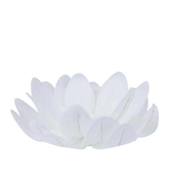 4 pcs 12" wide Artificial Dahlia Flowers for Wall Backdrop - White FOAM_FLO004_12_WHT
