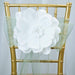 4 pcs 12" wide Artificial Dahlia Flowers for Wall Backdrop - White FOAM_FLO004_12_WHT