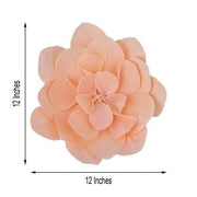 4 pcs 12" wide Artificial Daisy Flowers for Wall Backdrop