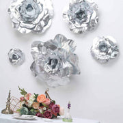 4 pcs 12" wide Artificial Large Roses Flowers for Wall Backdrop