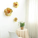 4 pcs 12" wide Artificial Large Roses Flowers for Wall Backdrop