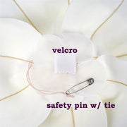 4 pcs 12" wide Artificial Large Roses Flowers for Wall Backdrop