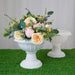 4 pcs 12" wide Decorative Roman Wedding Flower Pots - Off White PROP_ROMA_06