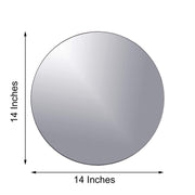 4 pcs 14" wide Round Mirrors Centerpieces MIRR_14_RND