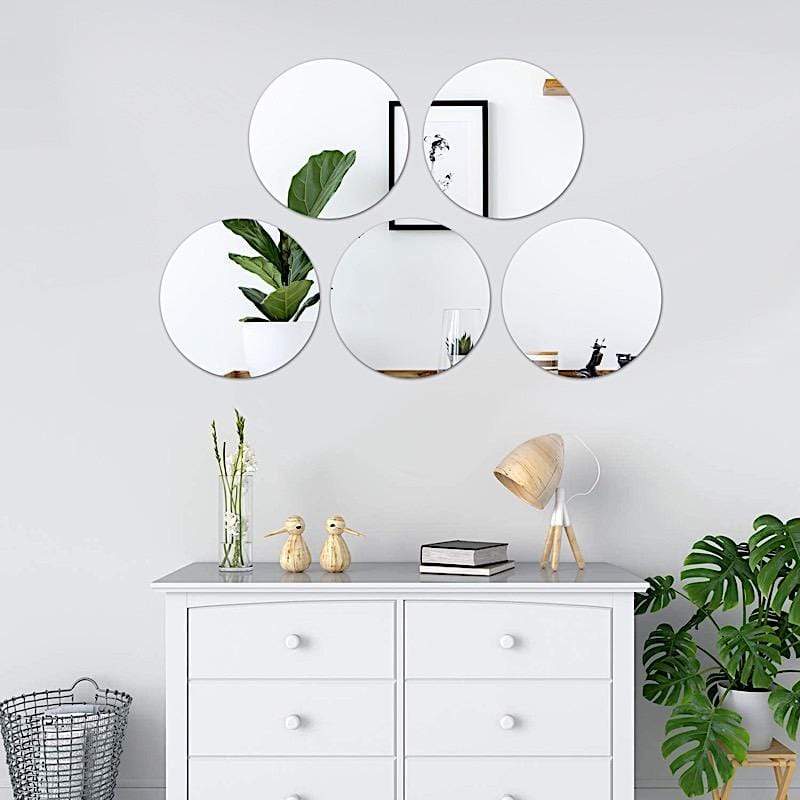 4 pcs 14" wide Round Mirrors Centerpieces MIRR_14_RND