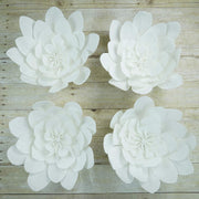 4 pcs 16" wide Artificial Daisy Flowers for Wall Backdrop