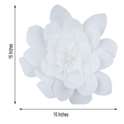 4 pcs 16" wide Artificial Daisy Flowers for Wall Backdrop