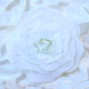 4 pcs 16" wide Artificial Large Roses Flowers for Wall Backdrop